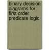 Binary decision diagrams for first order predicate logic door J.F. Groote