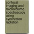 Confocal imaging and microvolume spectroscopy using synchroton radiation