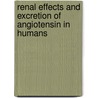 Renal effects and excretion of angiotensin in humans door P.F. Vos