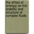 The effect of entropy on the stability and structure of complex fluids