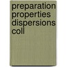 Preparation properties dispersions coll door Buining