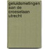 Geluidsmetingen aan de croeselaan utrecht