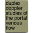 Duplex Doppler studies of the portal venous flow