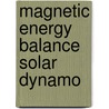 Magnetic energy balance solar dynamo door Geffen