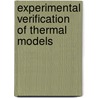 Experimental verification of thermal models door j. Crezee