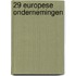 29 Europese ondernemingen