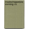 Maatschappelyke vorming r.k. door Wim Beeren