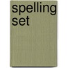 Spelling set by M. van der Borgh
