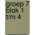 Groep 7 blok 1 t/m 4