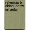 Rekenrap b didact.aanw. en antw. door Postema