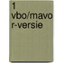 1 Vbo/mavo R-versie