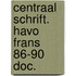 Centraal schrift. havo frans 86-90 doc.