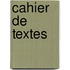 Cahier de textes