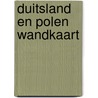 Duitsland en polen wandkaart door Piet Bakker