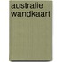 Australie wandkaart