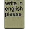 Write in english please door Ridout