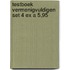 Testboek vermenigvuldigen set 4 ex a 5,95