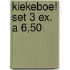 Kiekeboe! set 3 ex. a 6,50 door Onbekend