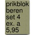 Prikblok beren set 4 ex. a 5,95