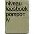 Niveau leesboek pompon iv