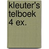 Kleuter's telboek 4 ex. by Unknown