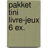 Pakket tini livre-jeux 6 ex. door Onbekend