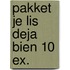 Pakket je lis deja bien 10 ex.