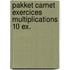 Pakket carnet exercices multiplications 10 ex.