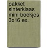 Pakket sinterklaas mini-boekjes 3x16 ex. door Onbekend