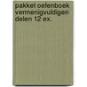 Pakket oefenboek vermenigvuldigen delen 12 ex. by Unknown