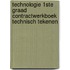 Technologie 1ste graad contractwerkboek technisch tekenen