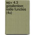 WP+ 4.3 getallenleer, reële functies (4u)