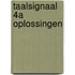 Taalsignaal 4a oplossingen