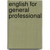 English for general professional door Onbekend