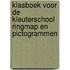 Klasboek voor de kleuterschool ringmap en pictogrammen