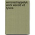 Wetenschappelyk werk wereld vd fysica