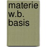 Materie w.b. basis door Gerard Brandt