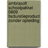 Ambrasoft Schoolpakket 0809 Facturatieproduct zonder opleiding