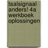 Taalsignaal Anders! 4A Werkboek Oplossingen