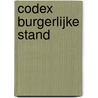 Codex Burgerlijke Stand door Onbekend