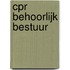 CPR behoorlijk bestuur