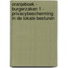 Oranjeboek - burgerzaken 1 - privacybescherming in de lokale besturen door Onbekend