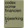 Codex OCMW Financien - bijwerking 7 door Onbekend