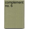 Complement no. 6 by Unknown