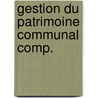 Gestion du patrimoine communal comp. door Leboutte