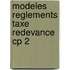 Modeles reglements taxe redevance cp 2