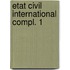 Etat civil international compl. 1