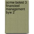 Ocmw beleid 3 financieel management byw 2