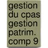 Gestion du cpas gestion patrim. comp 9