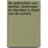 De opdrachten van werken, leveringen en diensten in naam van de OCMW's door J.M. Leboutte